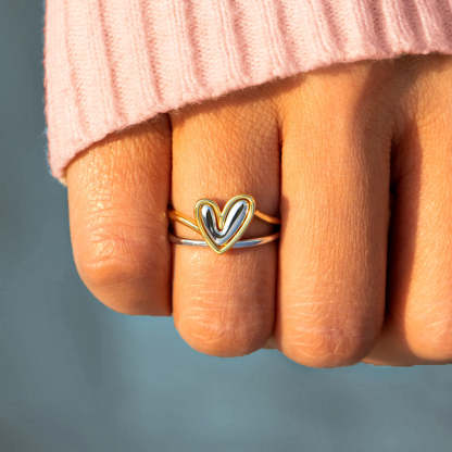  I'm Choosing My Peace Heart Ring