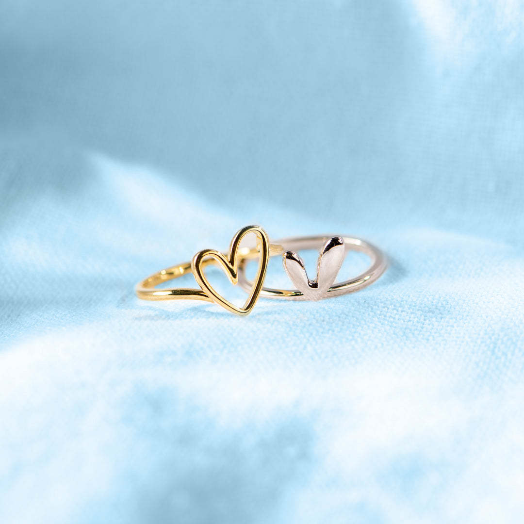  I'm Choosing My Peace Heart Ring