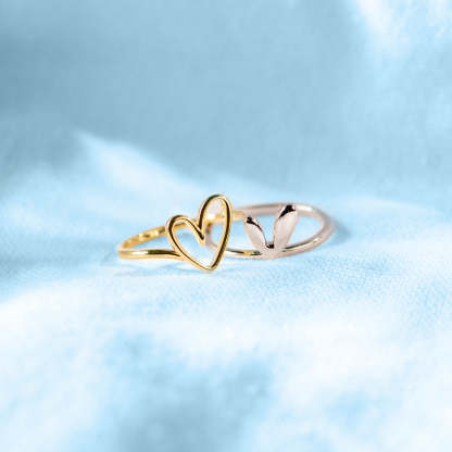  I'm Choosing My Peace Heart Ring