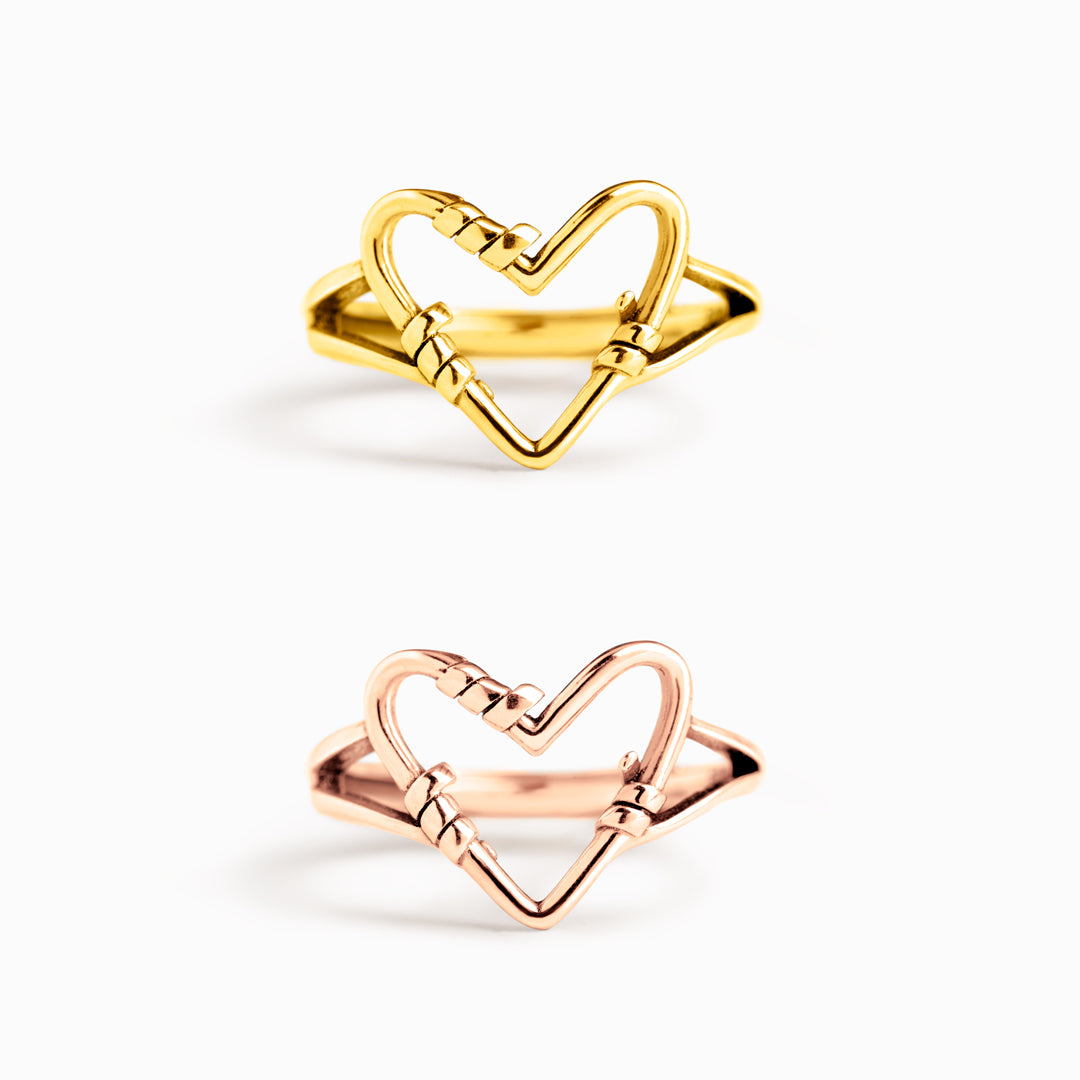 Hollow Heart Ring- I'm Choosing My Peace