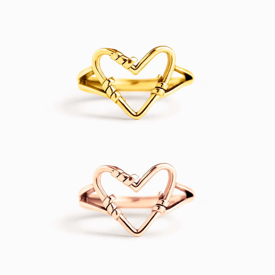 Hollow Heart Ring- I'm Choosing My Peace