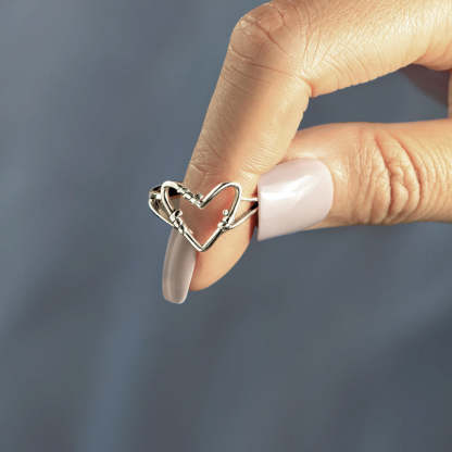 Hollow Heart Ring- I'm Choosing My Peace