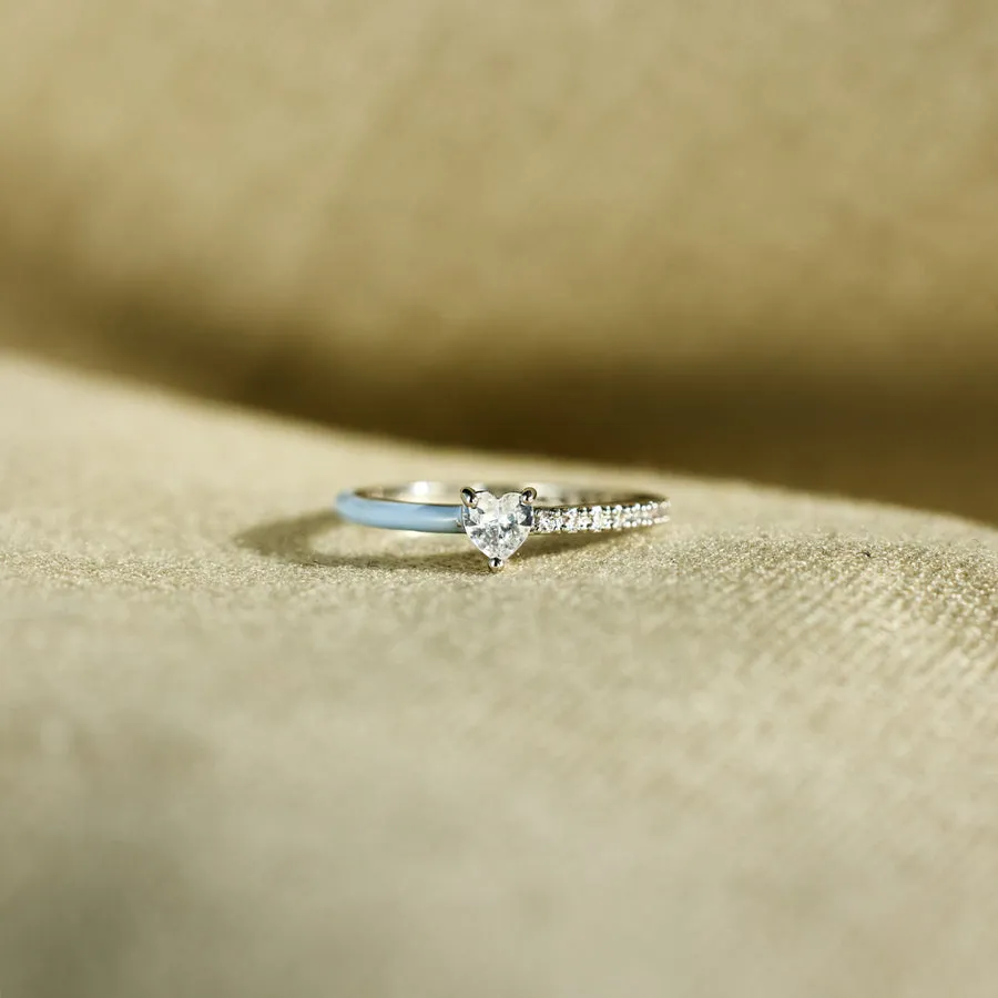 Something Blue Heart Ring