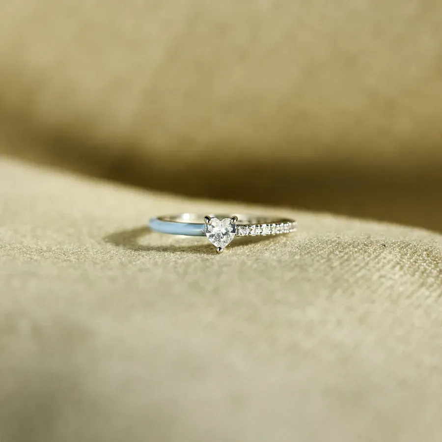 Something Blue Heart Ring