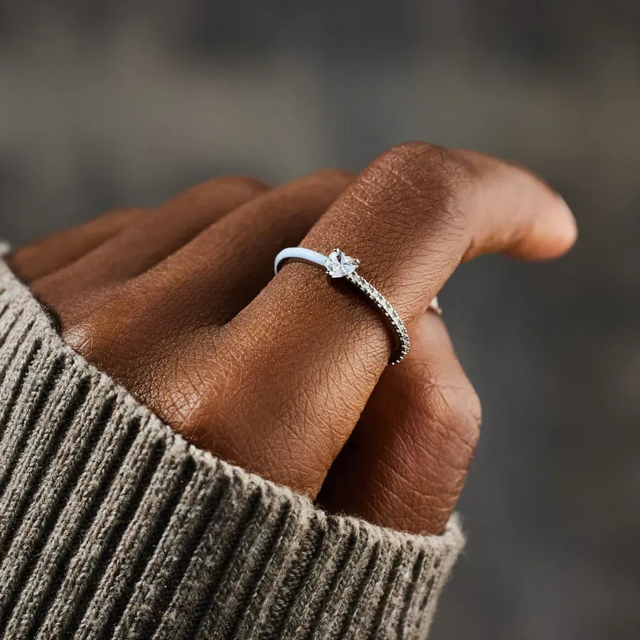 Something Blue Heart Ring