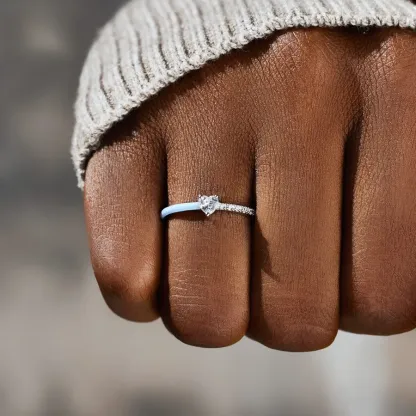 Something Blue Heart Ring