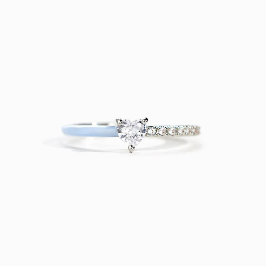 Something Blue Heart Ring