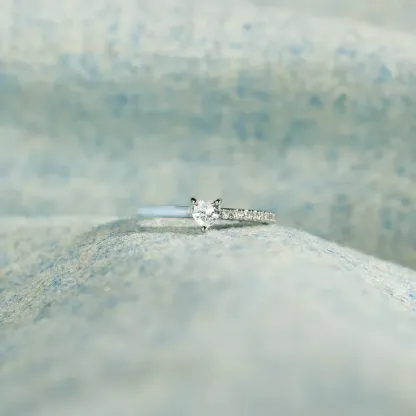 Something Blue Heart Ring