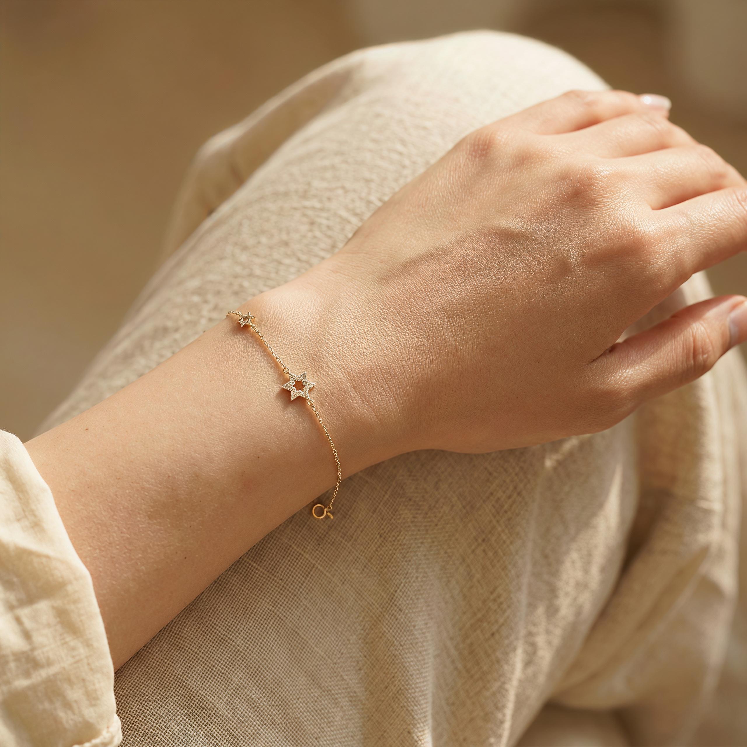 Choose Your Peace Star Bracelet