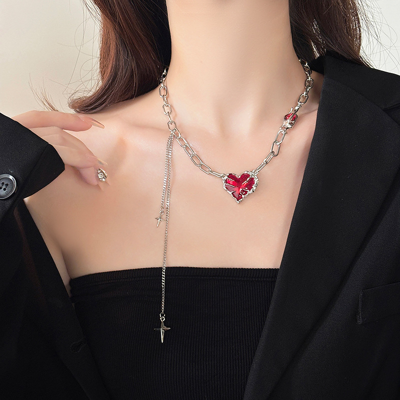 Tender Heart Tassel Necklace