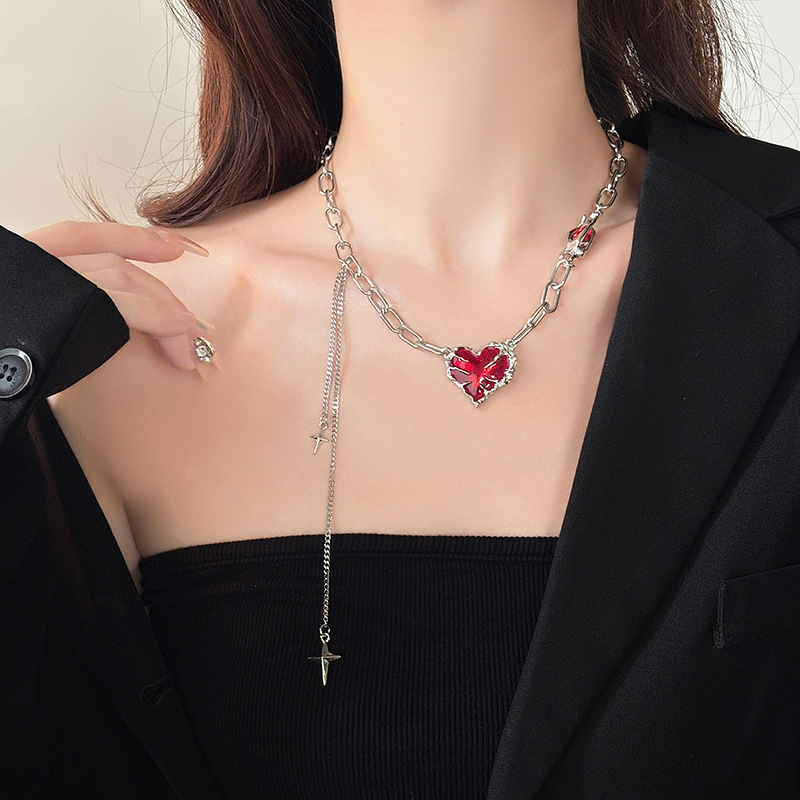 Tender Heart Tassel Necklace