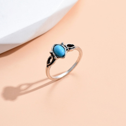 Elegant Sapphire Inlaid Fashionable Toe Ring