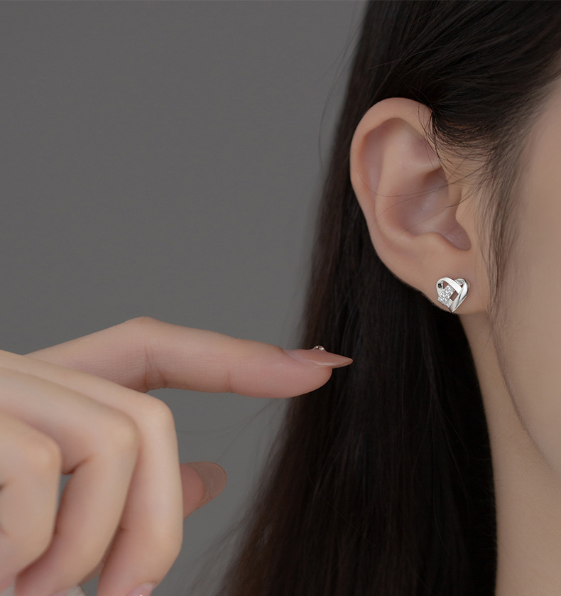 Stacking Diamond Stud Earrings