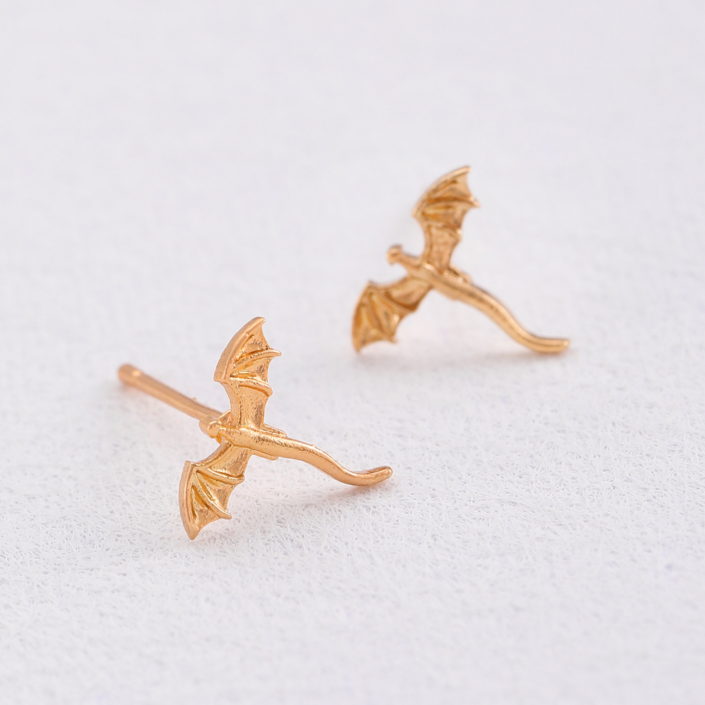 Minimalist Petite Magic Dragon Stud Earrings