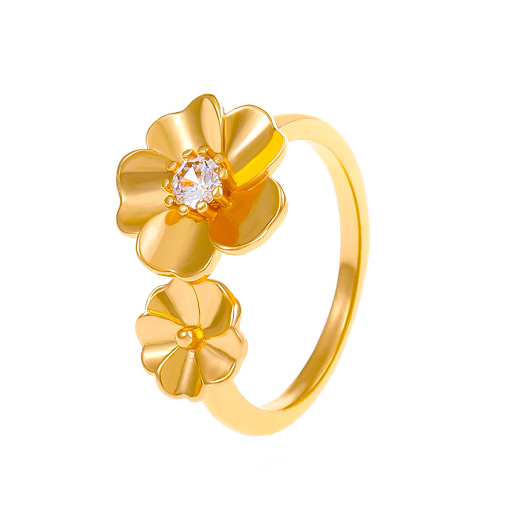 Chic Minimalist Floral Toe Ring
