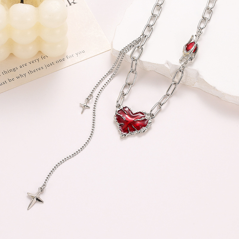 Tender Heart Tassel Necklace