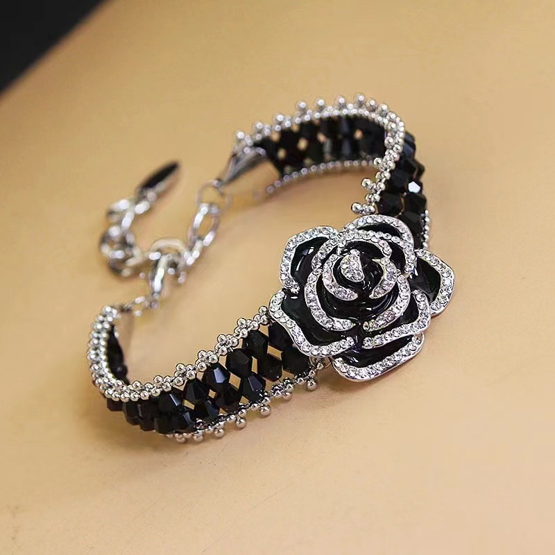 Midnight Camellia Bracelet