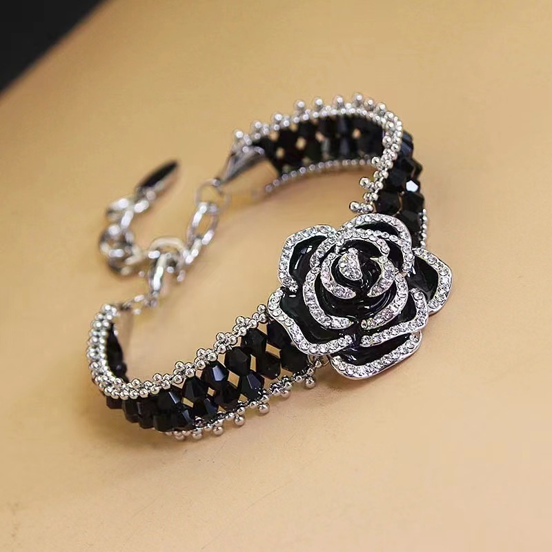 Midnight Camellia Bracelet