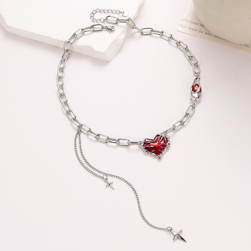 Tender Heart Tassel Necklace