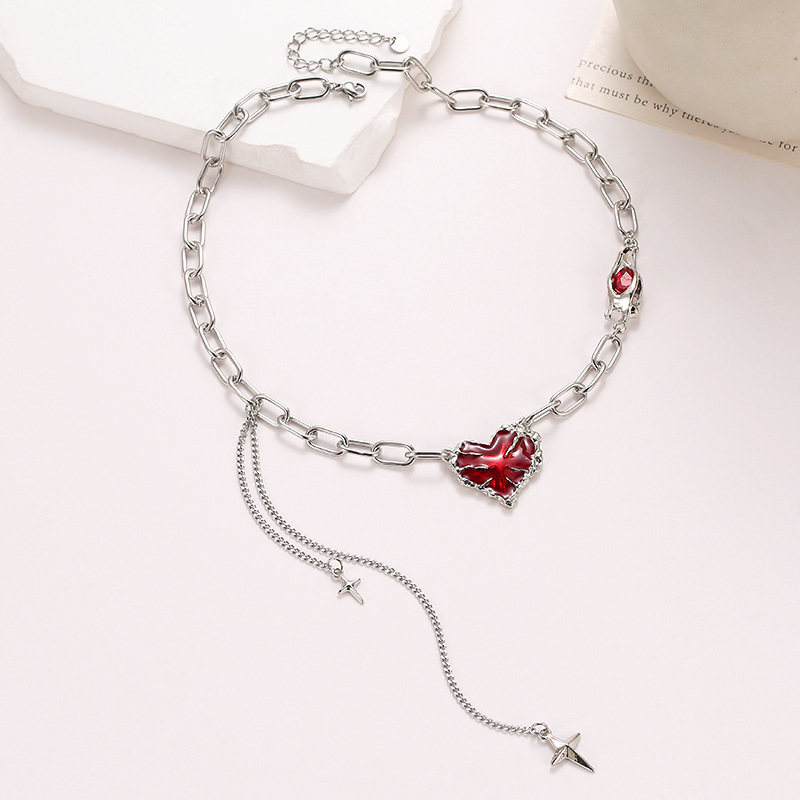 Tender Heart Tassel Necklace