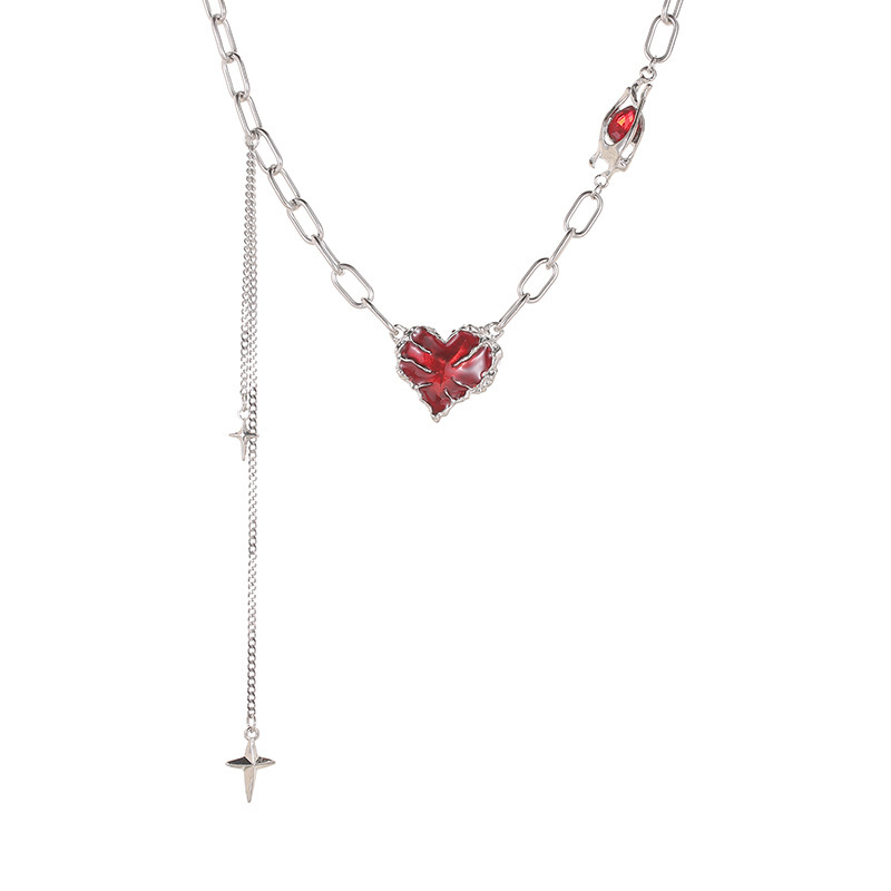 Tender Heart Tassel Necklace