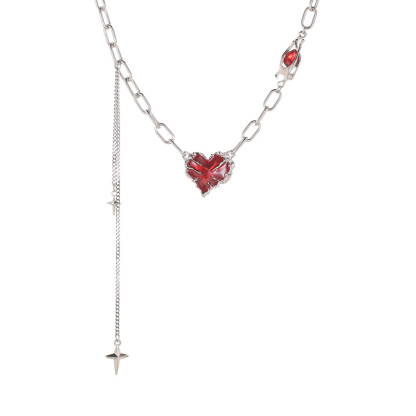 Tender Heart Tassel Necklace