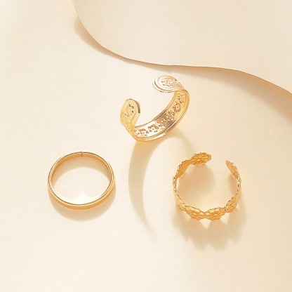 Golden Flower Blooming Toe Ring