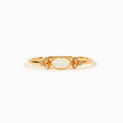 Face Everything Together with You Oval Cut Opal Ring