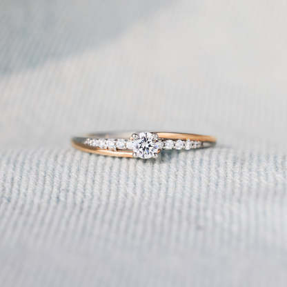Always With You Round-Cut Accent Ring