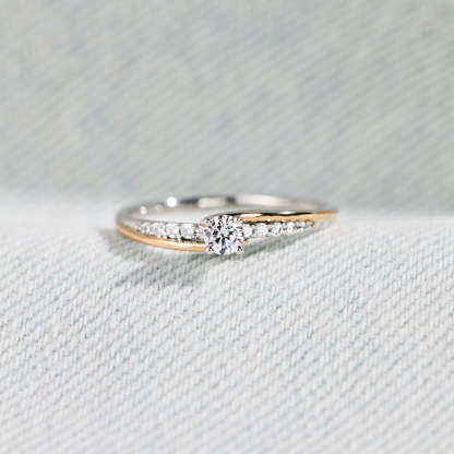 Always With You Round-Cut Accent Ring