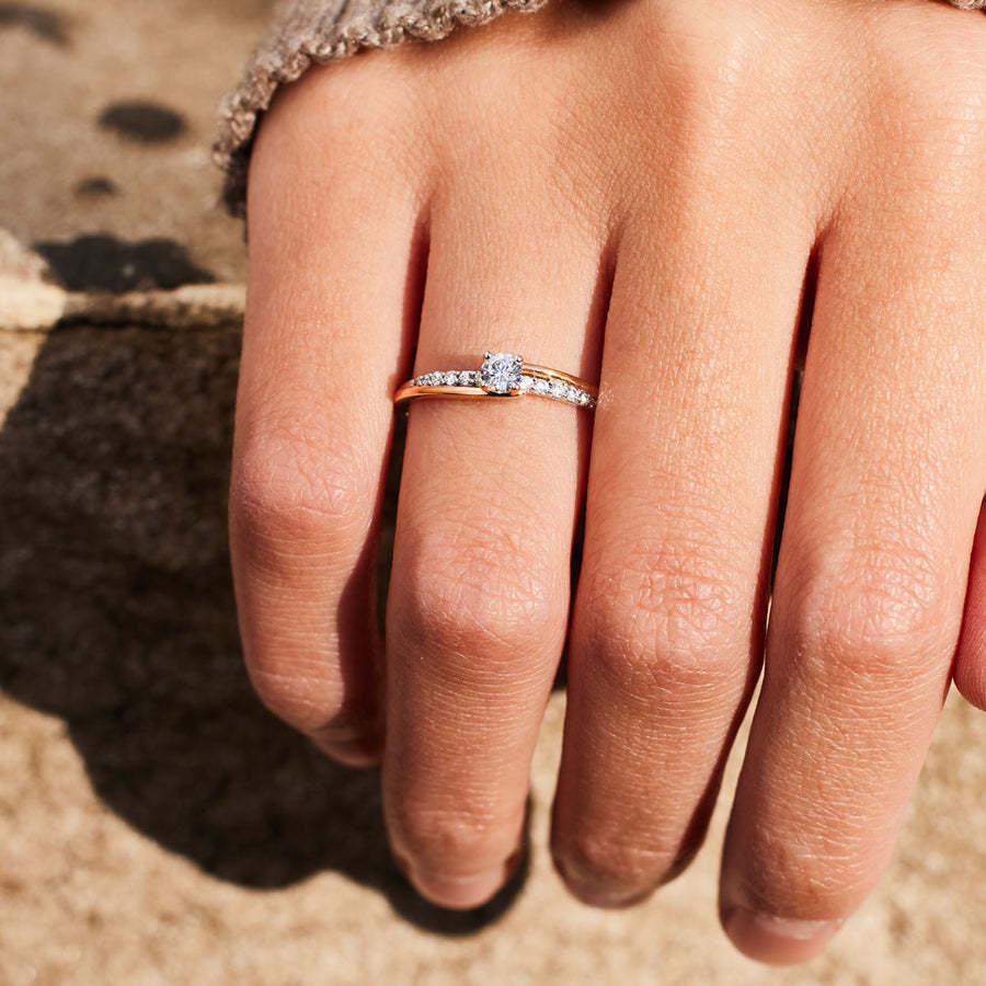 Always With You Round-Cut Accent Ring