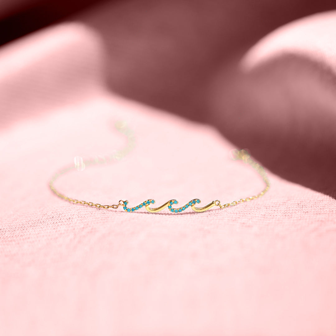 Matching Friendship Wave Bracelets