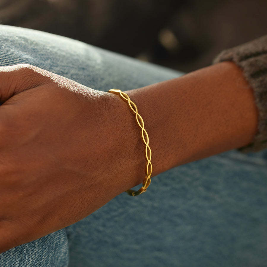 Our Bond Remains Unbreakable Weave Bracelet