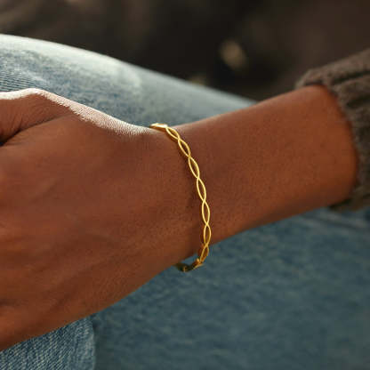 Our Bond Remains Unbreakable Weave Bracelet