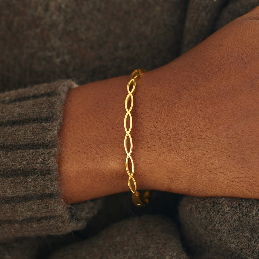 Our Bond Remains Unbreakable Weave Bracelet