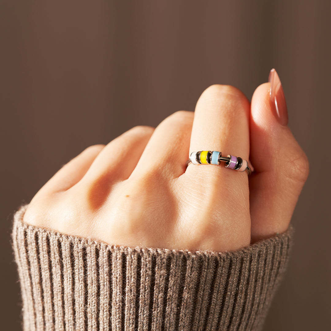 To My Daughter-Beaded Fidget Ring