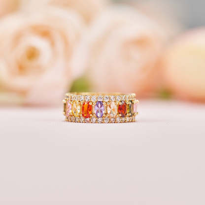 Personalize It With 1-10 Birthstones Elegant Birthstone Ring