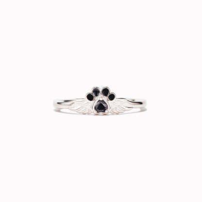 Paw Prints on Your Heart Ring