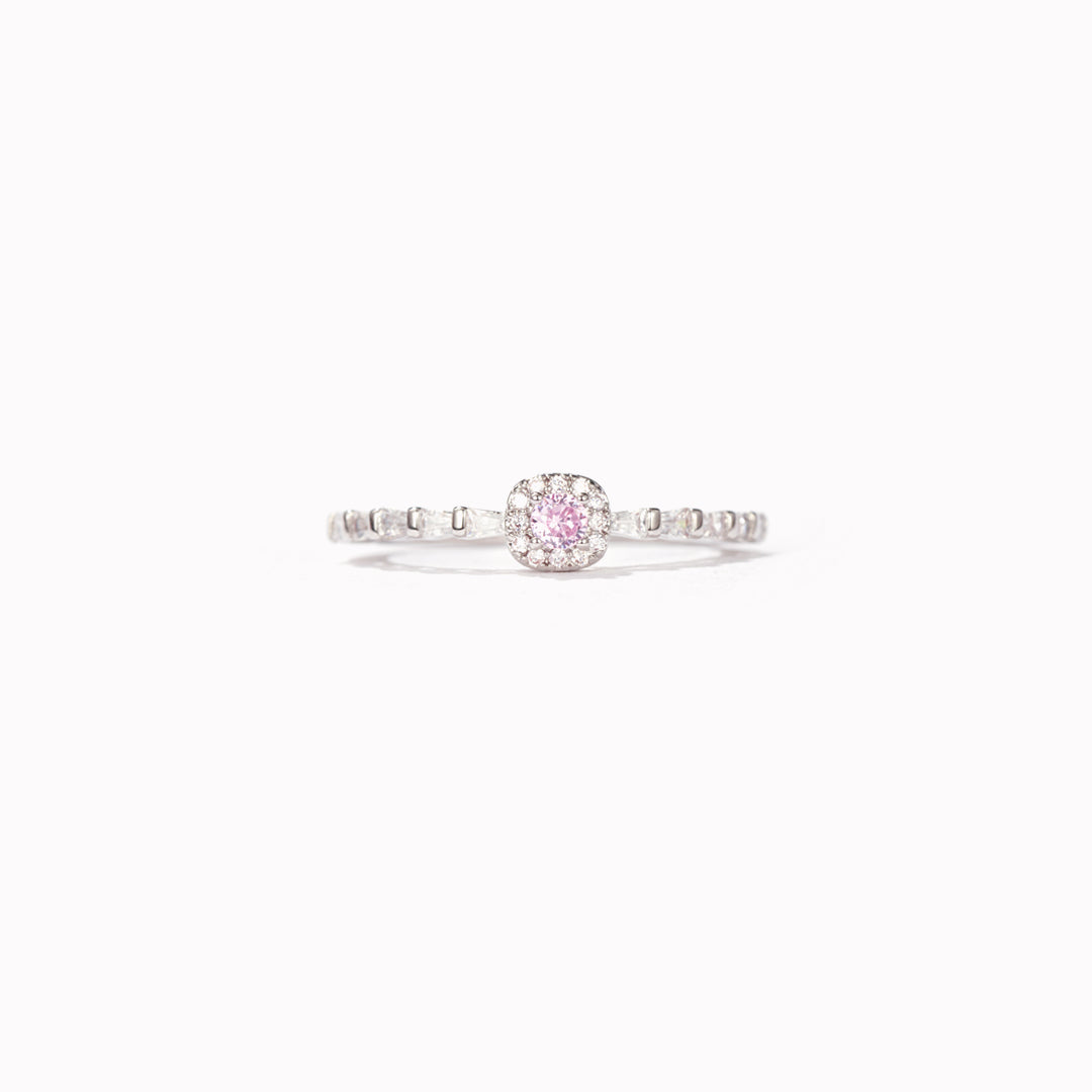 I'm Choosing My Peace Pink Diamond Self Love Ring