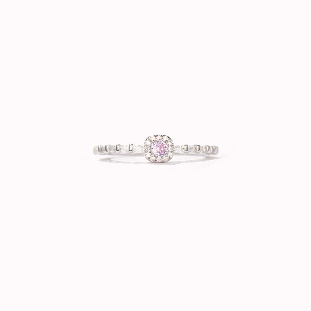 I'm Choosing My Peace Pink Diamond Self Love Ring