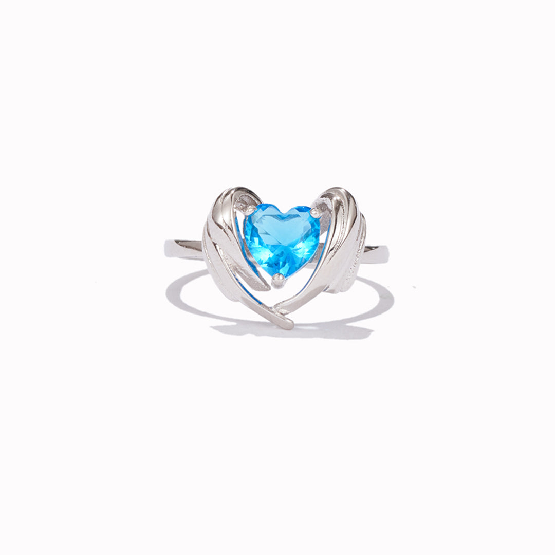 Hug From Heaven Heart Wings Ring