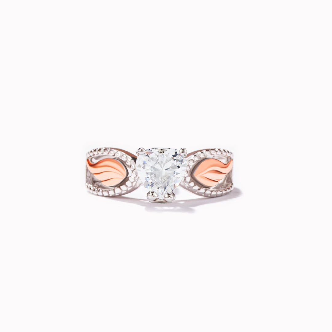 Angels Watch Over Those We Love Wings Circle Ring