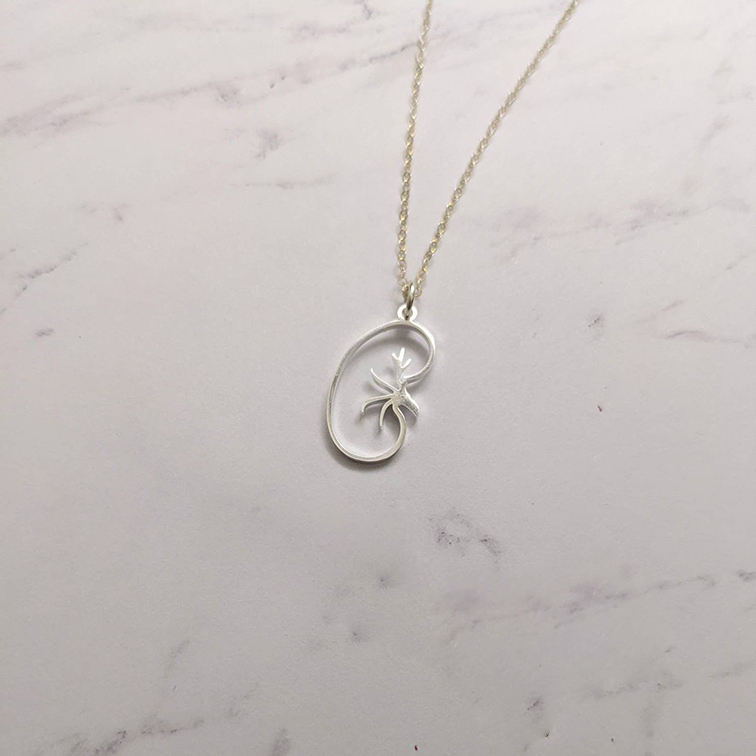 Kidney Disease Awareness Pendant Necklace 