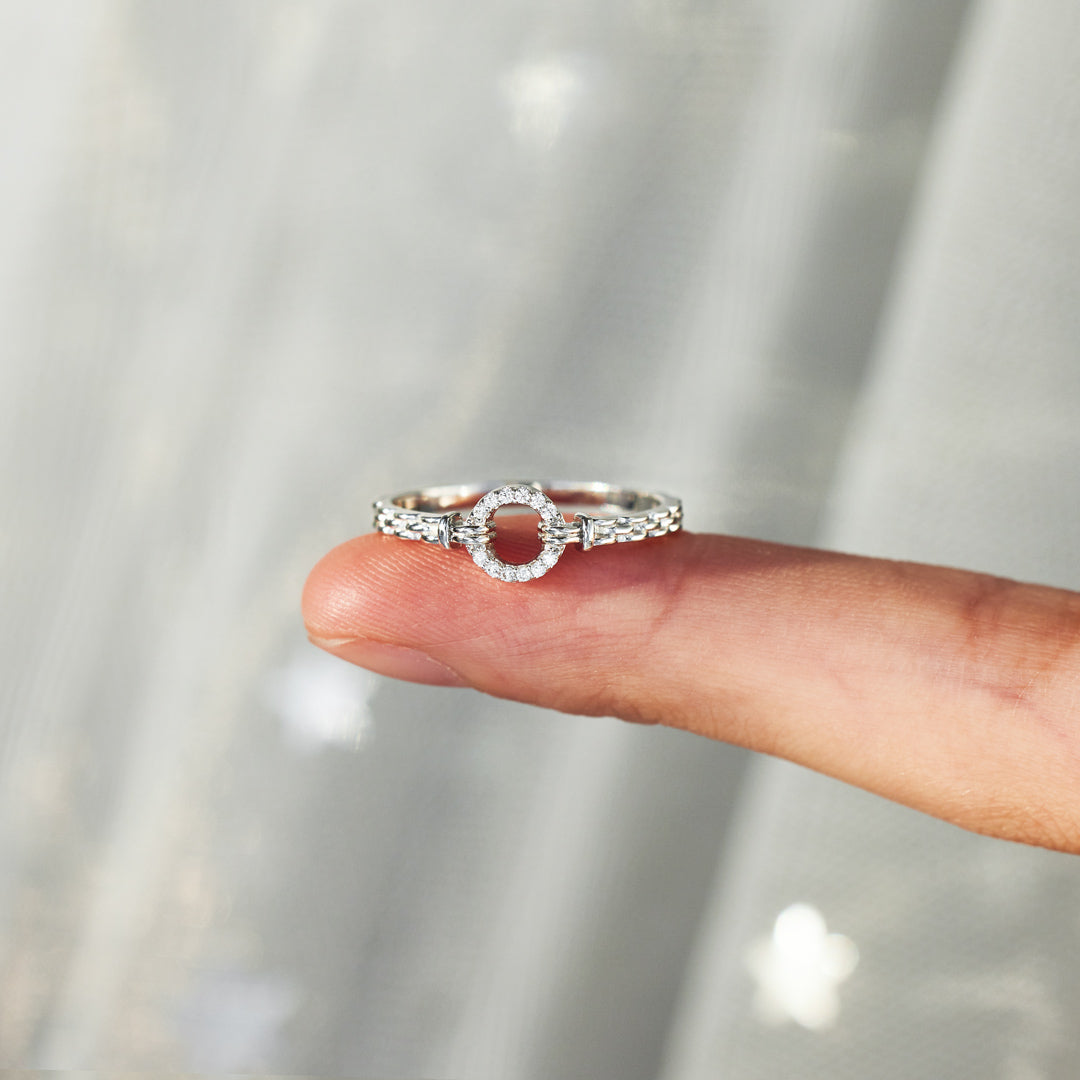 Matching Mother&Daughter Single Circle Rings