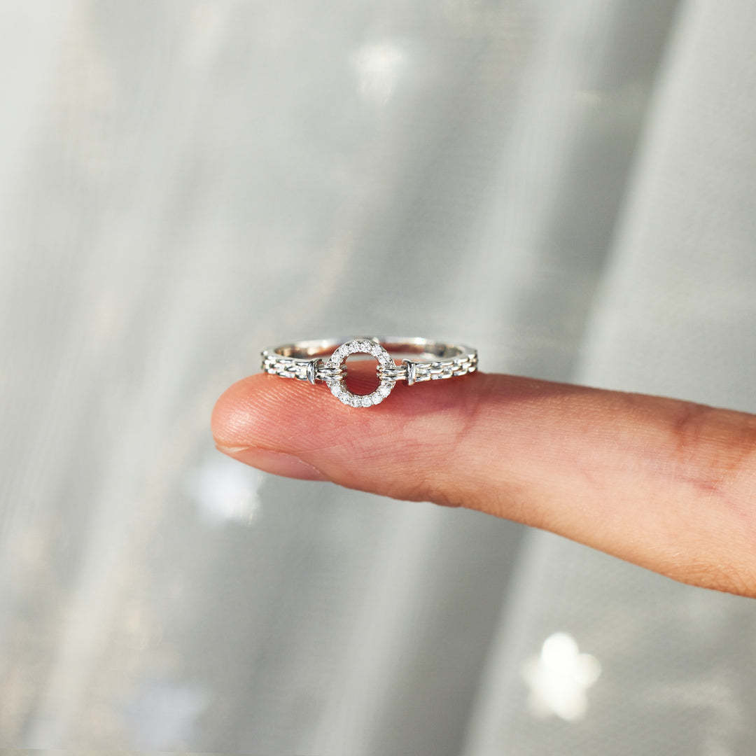Matching Mother&Daughter Single Circle Rings