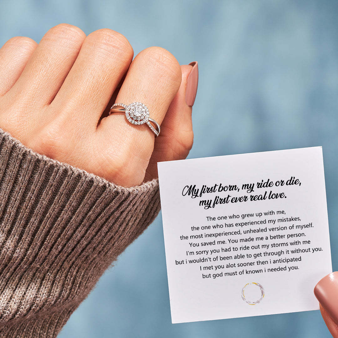 Unbreakable Connection Circle Rings