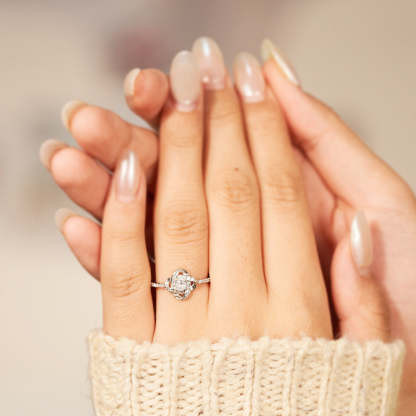 Matching Mother & Daughter Silver Knot Rings