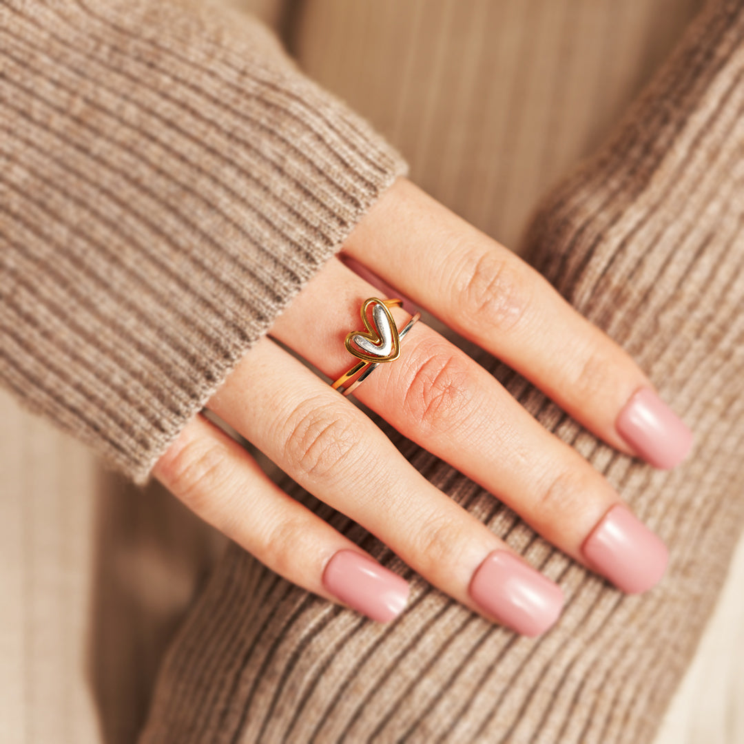 My Dear Daughter-Silver Crown Ring