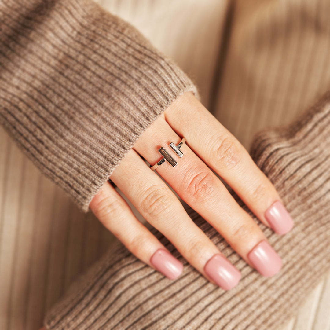Mother & Daughter-Thick & Thin Ring