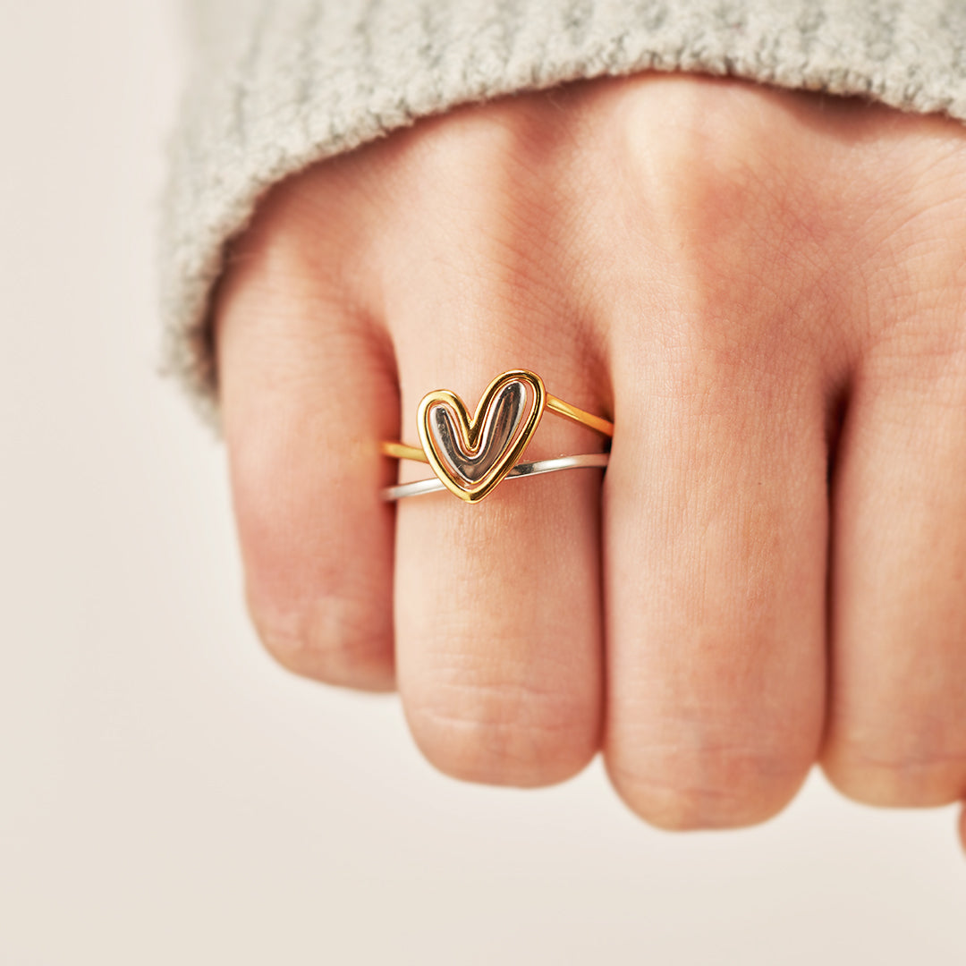 My Dear Daughter-Silver Crown Ring